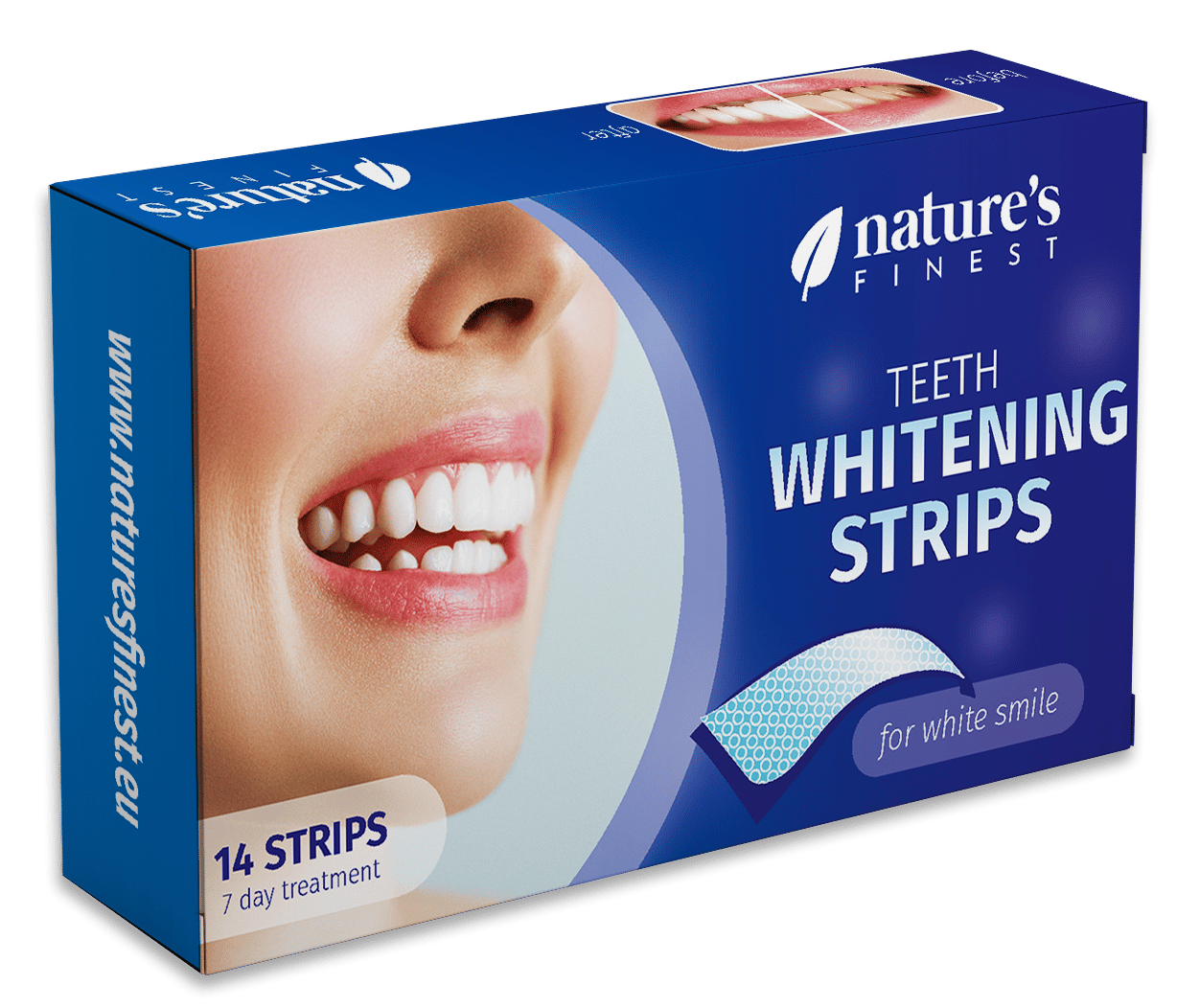Whitening Strips , Fortgeschrittene Zahnaufhellung , Schnelle Ergebnisse , Schonend Für Den Zahnschmelz , Einfache Anwendung , Vegan , 14 Streifen