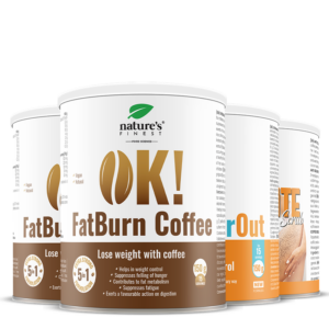 2x OK!FatBurn Coffee + OK!WaterOut + Anti Cellulite Kaffeepeeling Paket