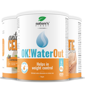 2x Anti Cellulite Kaffeepeeling + OK!WaterOut Paket