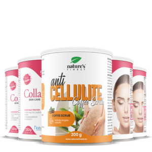 4x Collagen SkinCare + Anti Cellulite Kaffeepeeling Paket