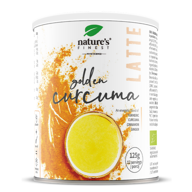 Golden curcuma latte