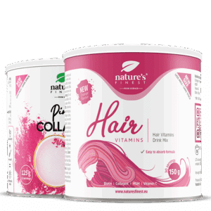PINK LATTE kolagen + Hair Vitamins Paket