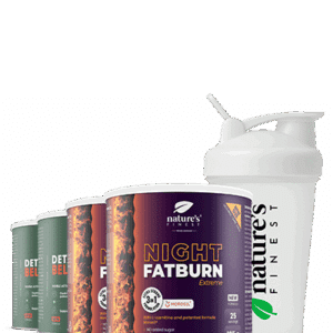 2x Detox Belly Burn + 2x Night FatBurn Extreme + NF Shaker Paket