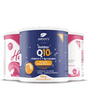 Hair Vitamins + Golden Q10 Paket