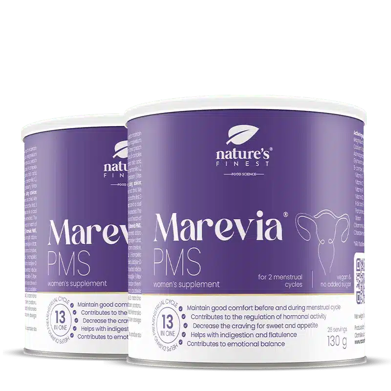 Nature's Finest Marevia Pms 1+1 | Pms-GeträNk Mit Magnesium, Ashwagandha & MöNchspfeffer | Zykluskomfort, Stimmung & Appetit-image