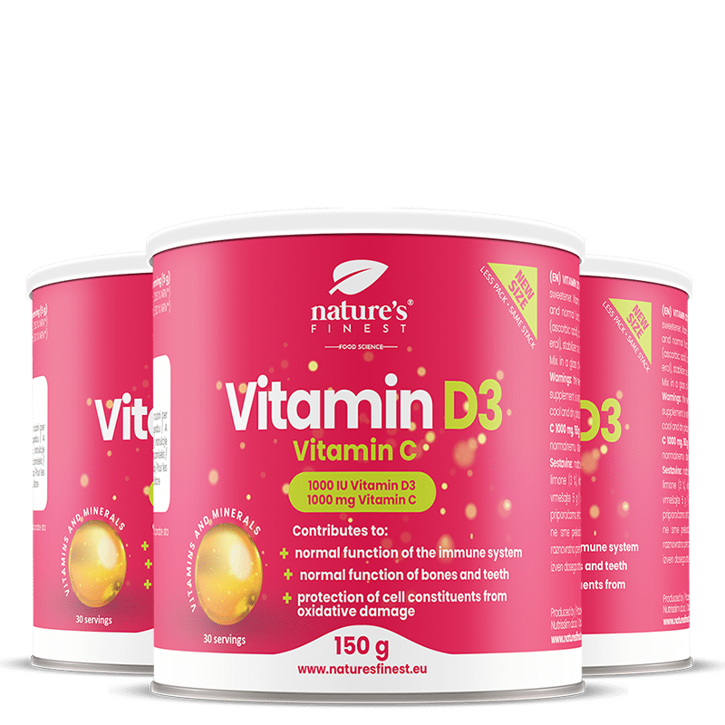 Vitamin D3 + Vitamin C paket